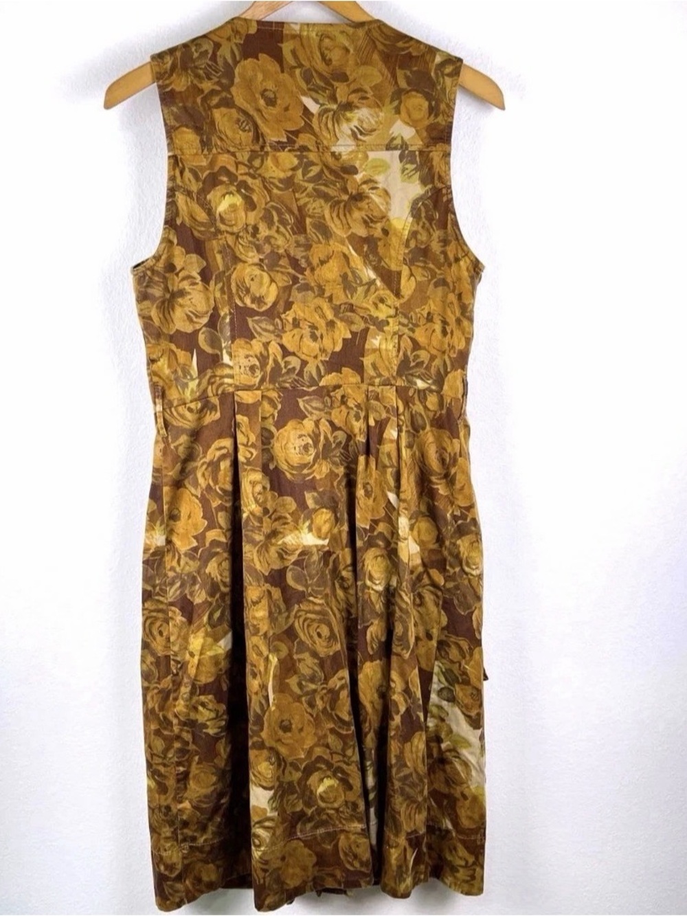 Anthropologie Moulinette Soeurs Brassica Safari Floral Dress Cotton Sz 8 View 3